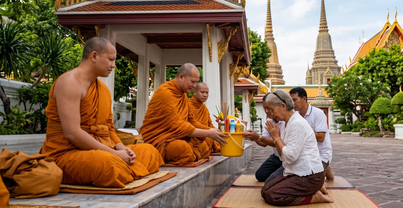 ถวายสังฆทานเวลาไหนดี? แนะนำช่วงเวลาที่เหมาะสมและการเตรียมของถวาย