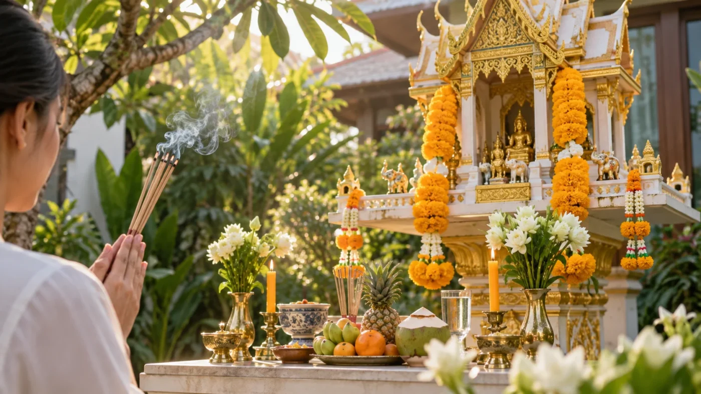ไหว้ศาลพระภูมิใช้ธูปกี่ดอก? พร้อมวิธีไหว้ให้ถูกต้อง